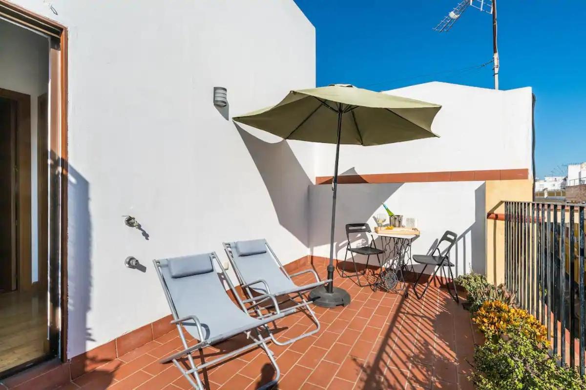 Apartamento Deluxe Terrace. Alameda Sevilla Exterior foto